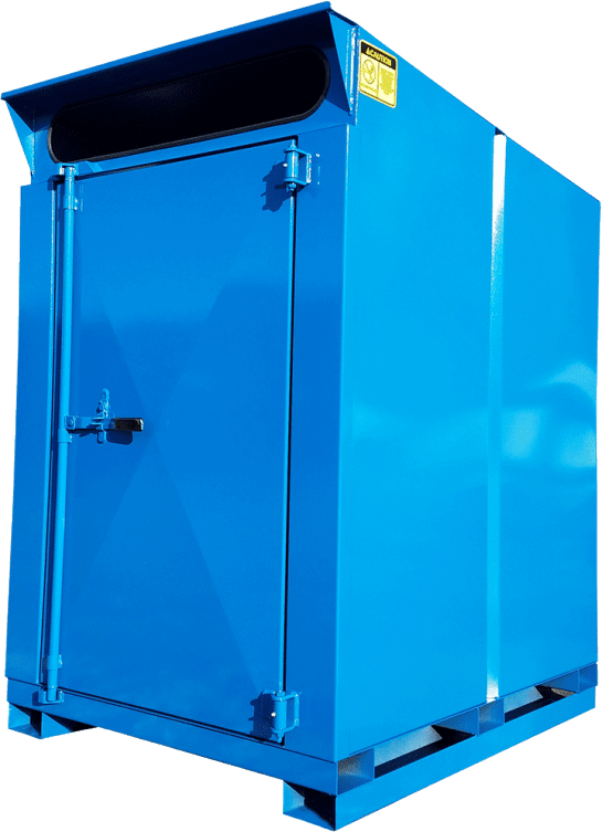 Pro-Mini 4.5yd Blue Cardboard Cycler