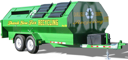 Carlisle County Pro-Tilt Recycling Trailer