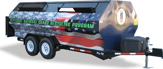 KY National Guard Pro-Tilt Recycling Trailer