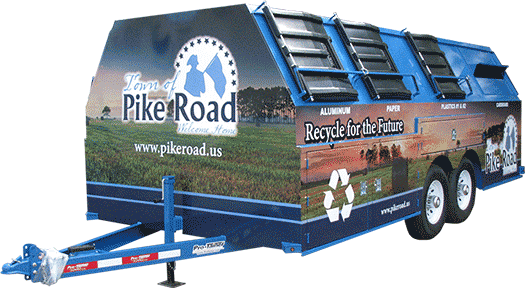 Pike Road Pro-Gravity Recycling Trailer