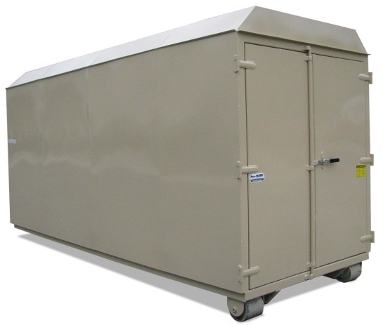 Roll Off Trailer Storage Shed