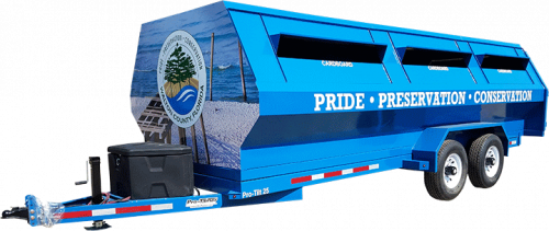 Pro-Tilt Recycling Trailer with Custom Decals