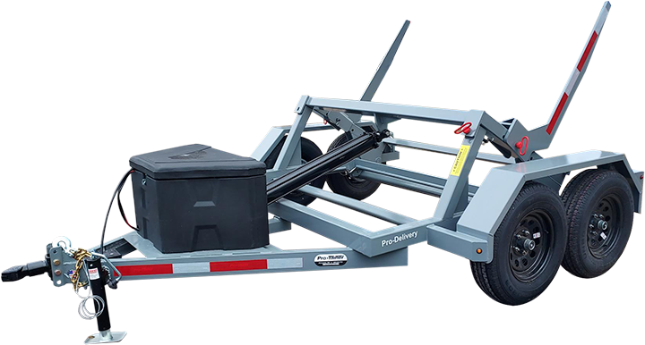 Pro-Delivery Front Load Dumpster Delivery Trailer